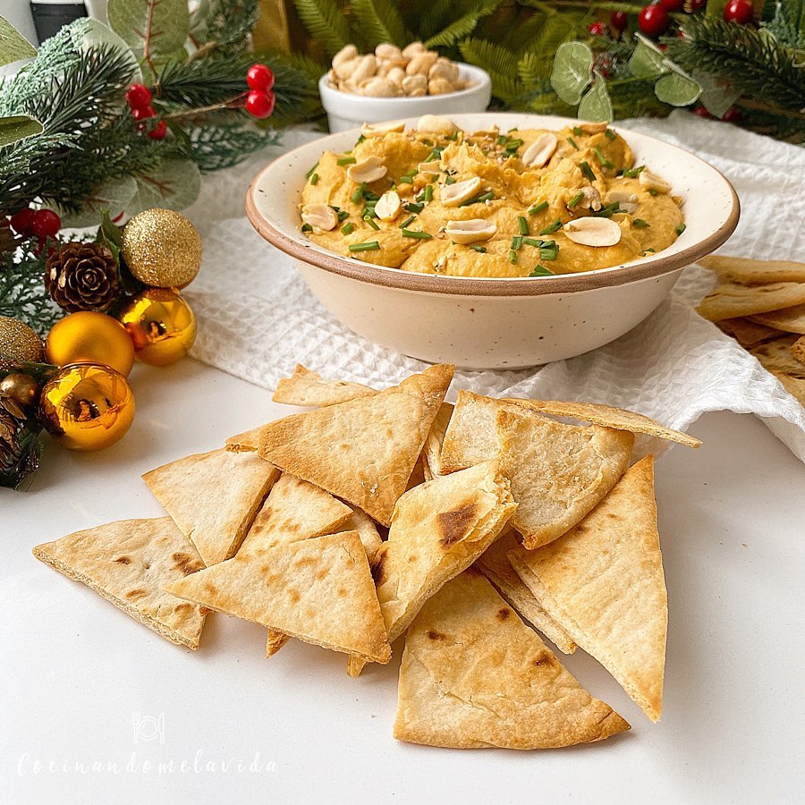 HUMMUS DE CALABAZA Y CACAHUETE