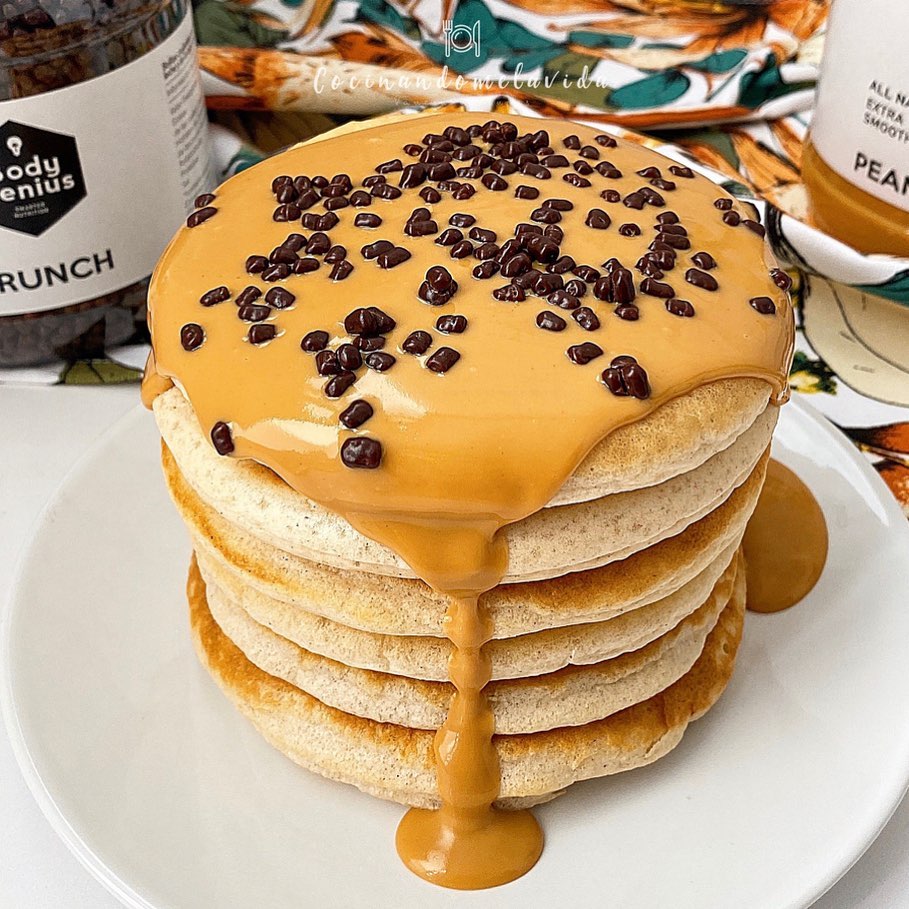 TORTITAS DE AVENA CON CACAHUETE
