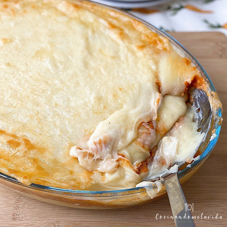 PASTEL DE PATATA Y SOJA