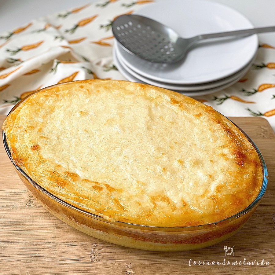 PASTEL DE PATATA Y SOJA
