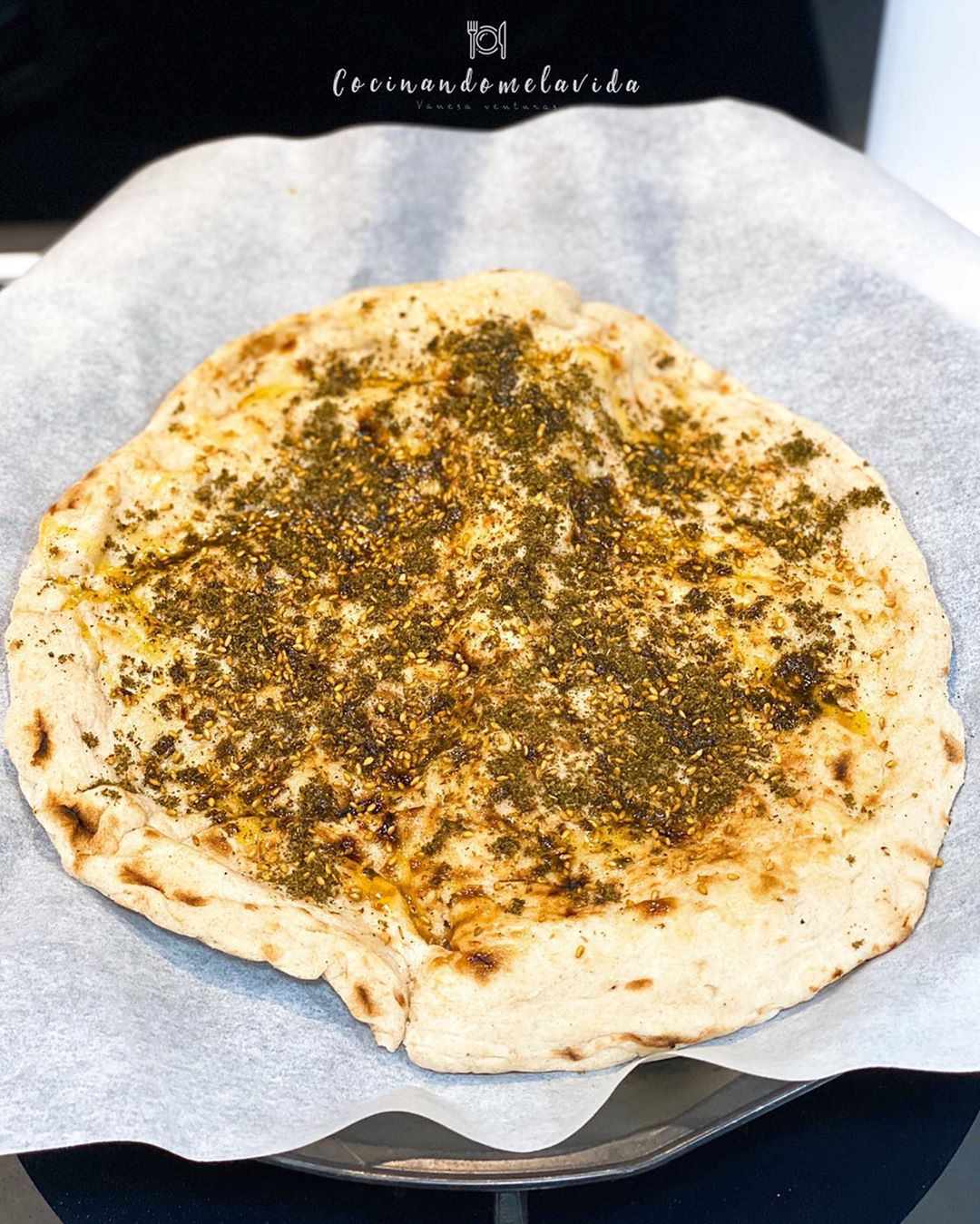 MANOOSHE (PIZZA CON ZAATAR)