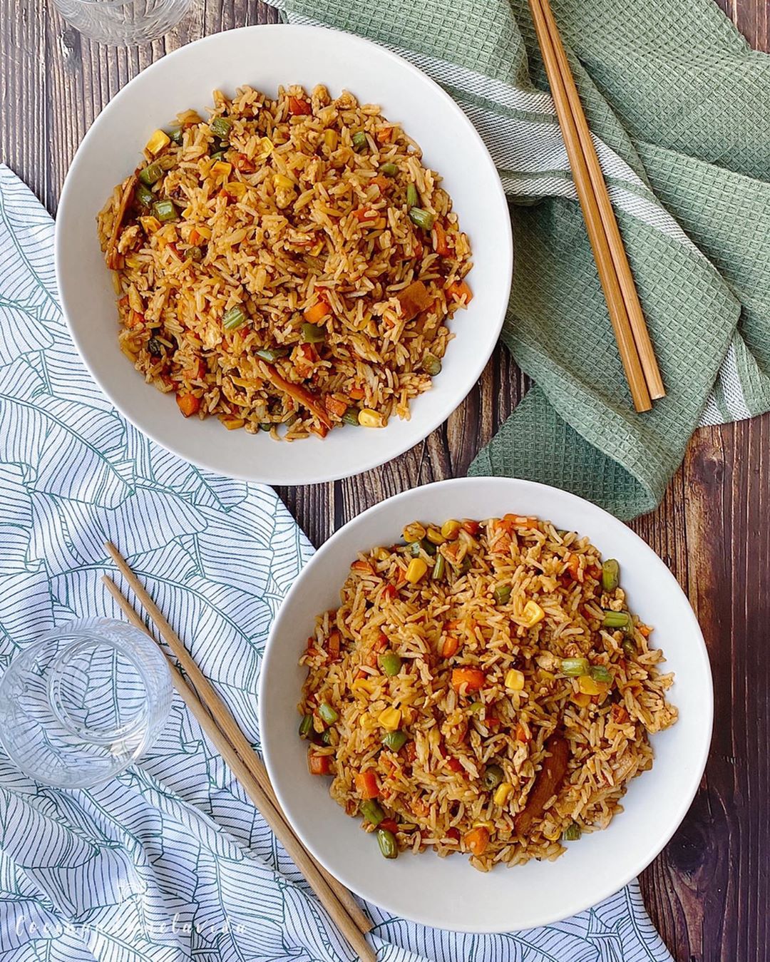 ARROZ FRITO CON VERDURAS