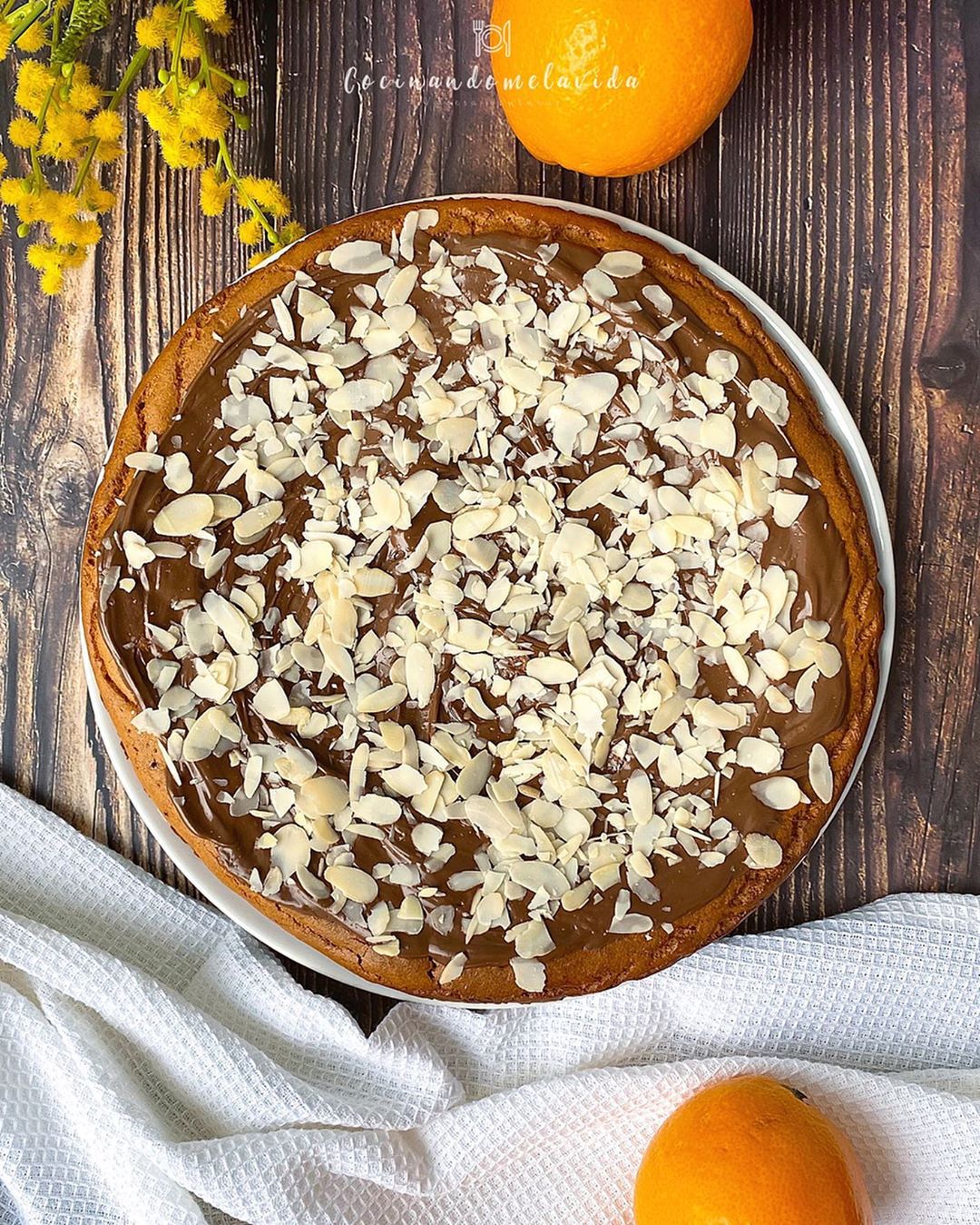 TARTA DE ALMENDRAS Y NARANJA