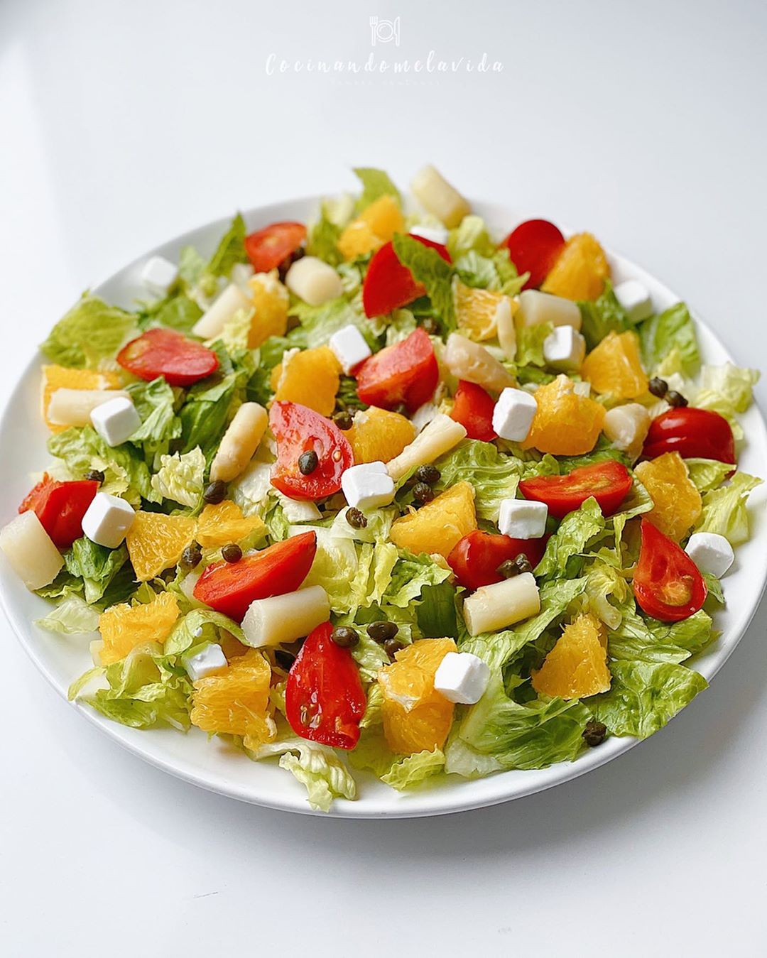 ENSALADA CON NARANJA