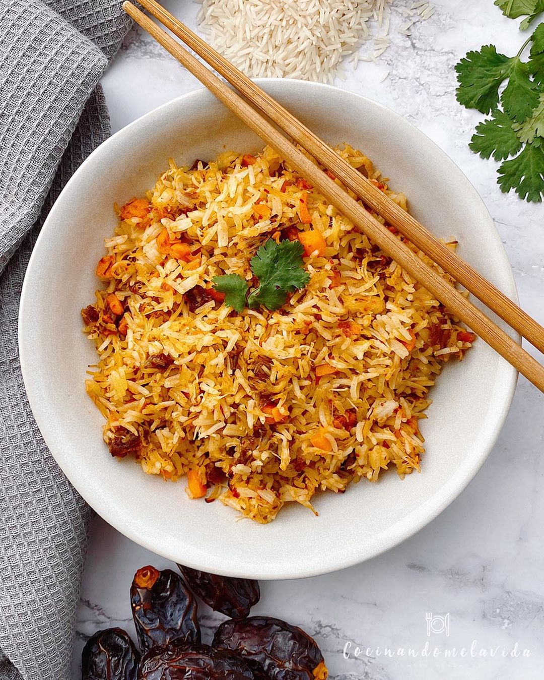 ARROZ CON POLLO Y DÁTILES