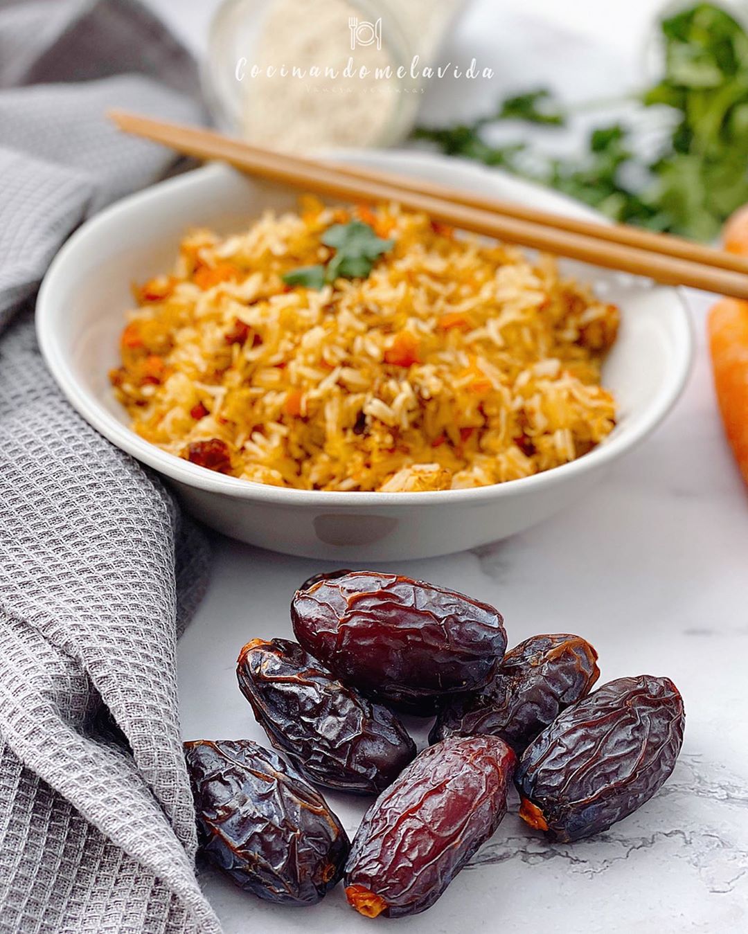ARROZ CON POLLO Y DÁTILES