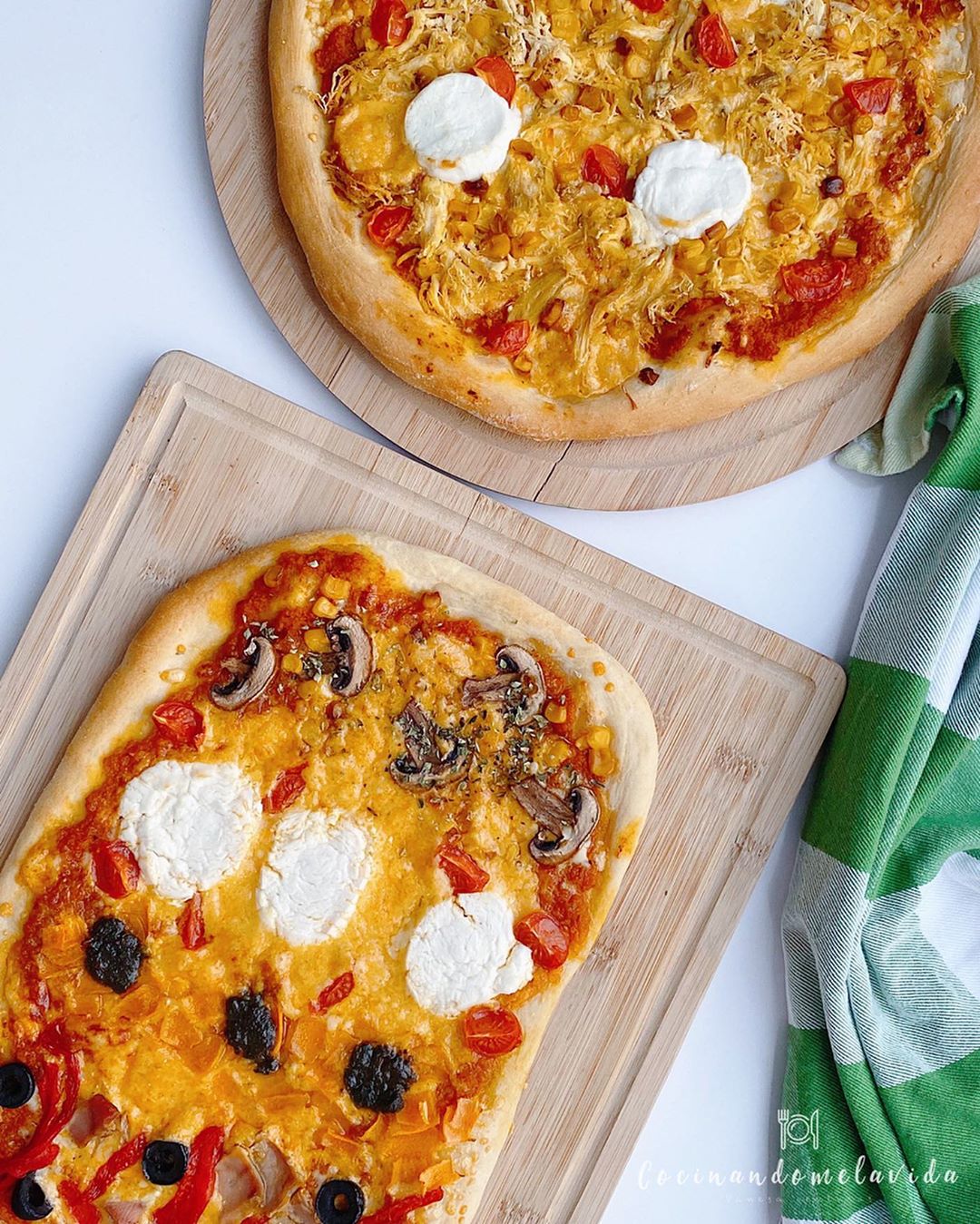 PIZZA DE TRIGO CON LEVADURA SECA DE PANADERO