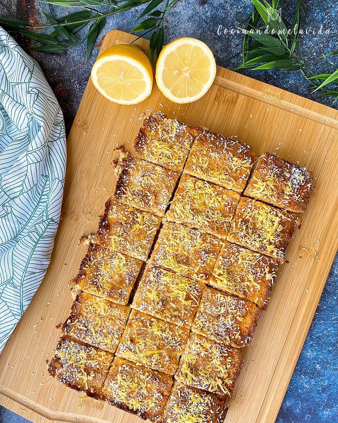 BIZCOCHO DE COCO Y LIMÓN SIN GLUTEN