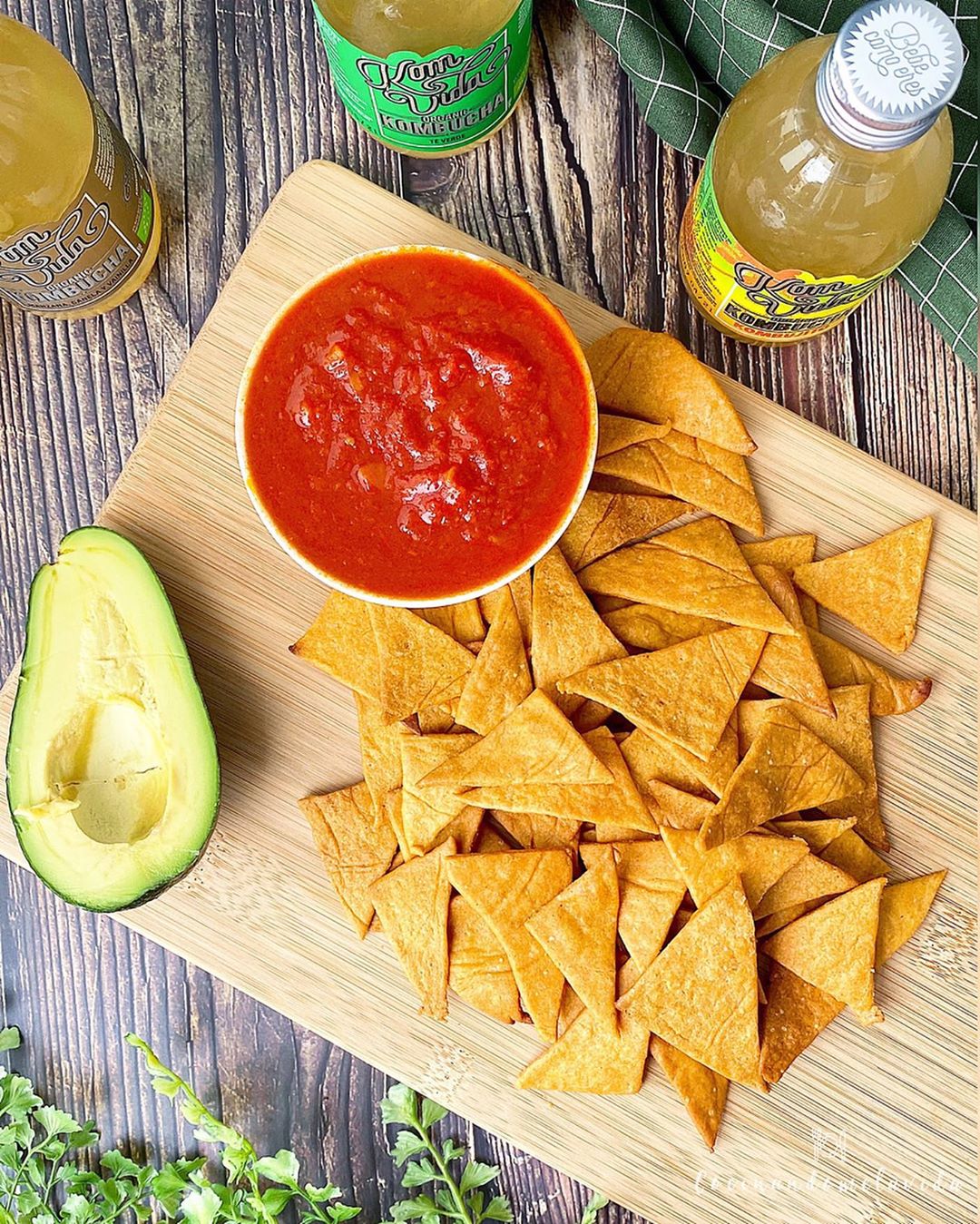 NACHOS CRUJIENTES DE LENTEJAS