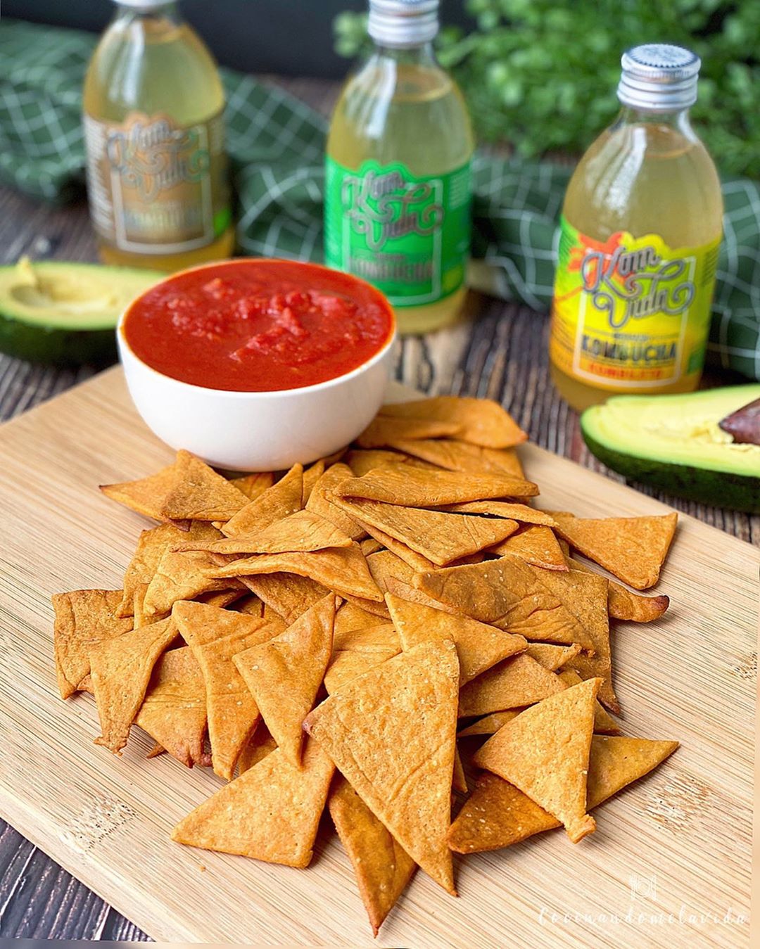 NACHOS CRUJIENTES DE LENTEJAS