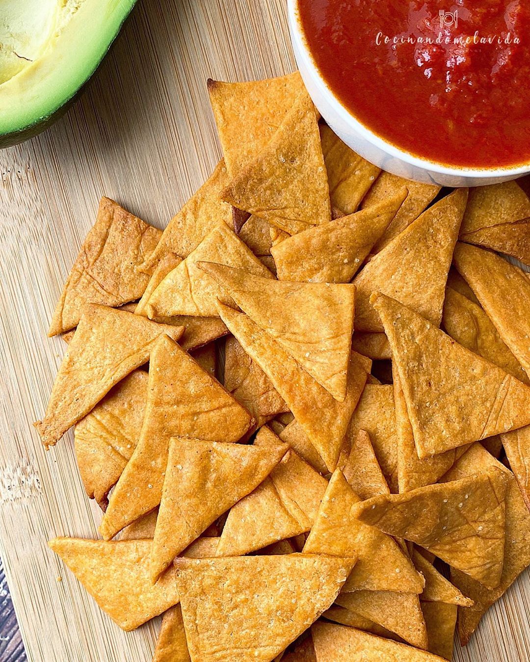 NACHOS CRUJIENTES DE LENTEJAS