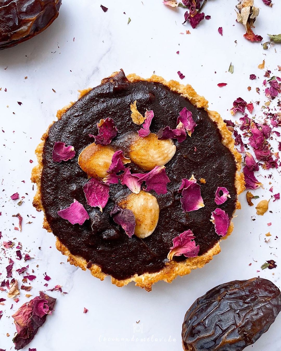 TARTALETAS DE DÁTILES Y CACAO