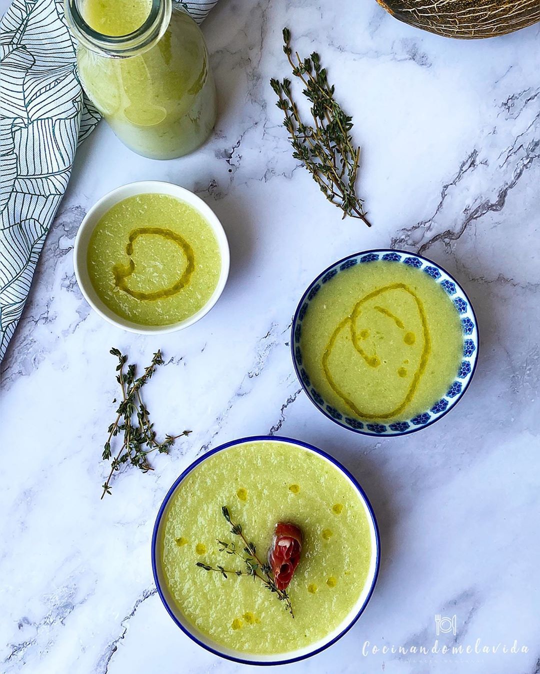 SOPA FRÍA DE MELÓN