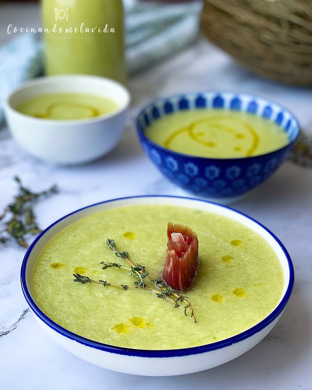 SOPA FRÍA DE MELÓN