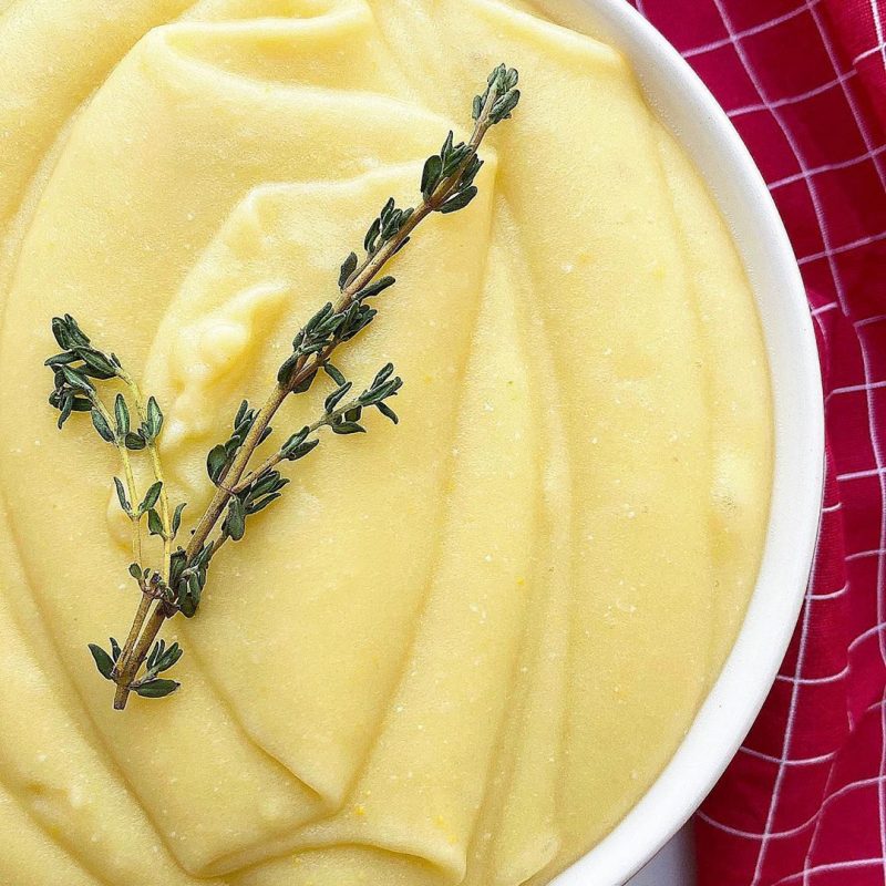 PURÉ DE PATATAS Y CALABACIN CON HUEVO COCIDO