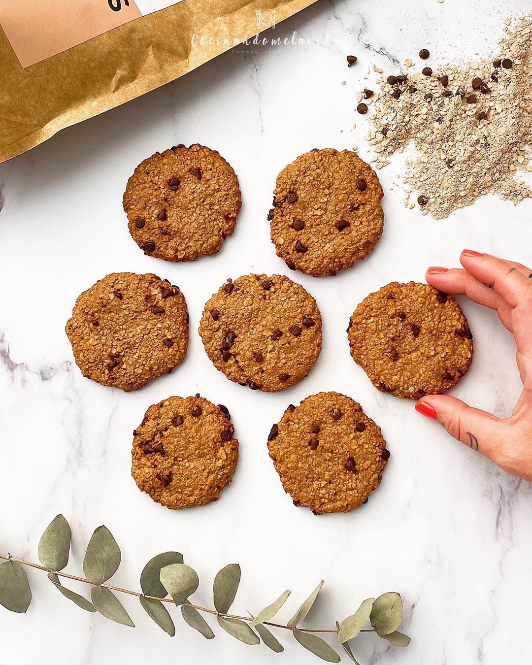 GALLETAS DE CEREALES CON CHISPAS DE CHOCOLATE