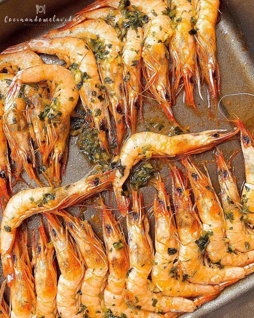 GAMBA BLANCA AL HORNO
