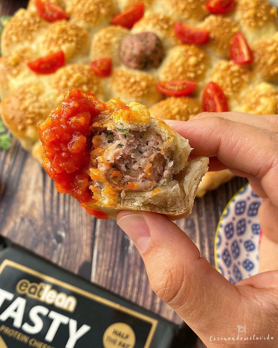 PIZZA DE ALBÓNDIGAS PIZZA DE ALBÓNDIGAS