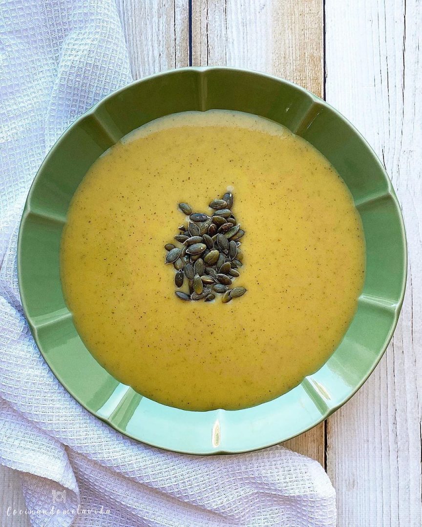 CREMA FRÍA DE CALABACÍN Y PUERROS