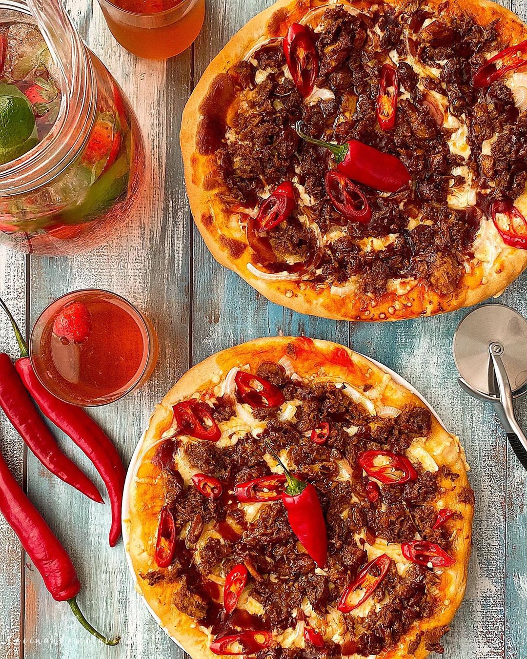 PIZZA DE PULLED PORK PIZZA DE PULLED PORK