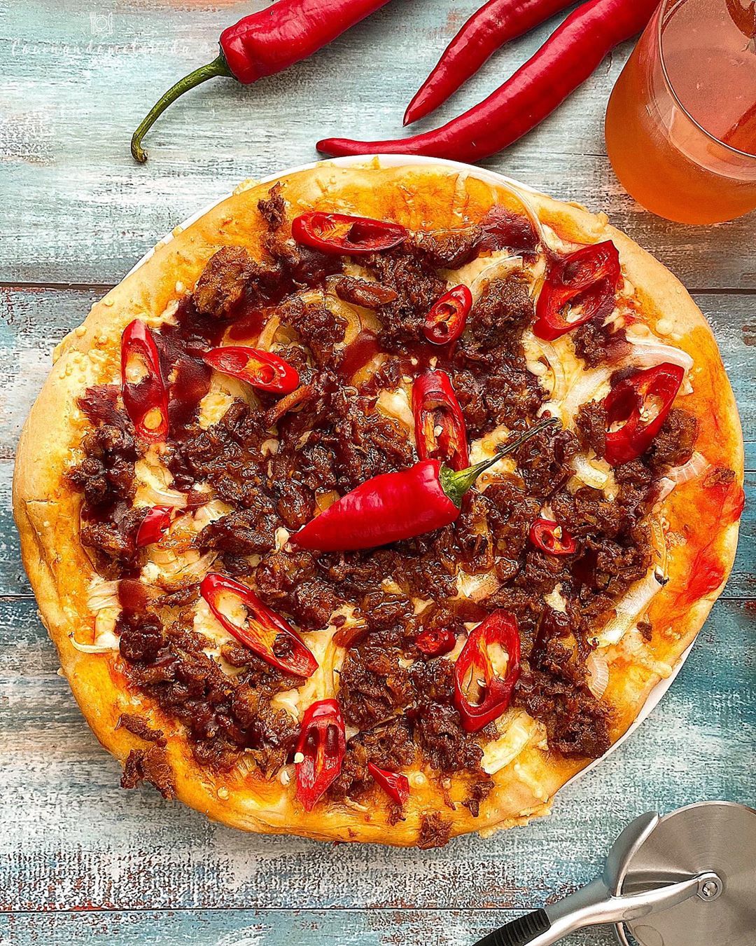 PIZZA DE PULLED PORK