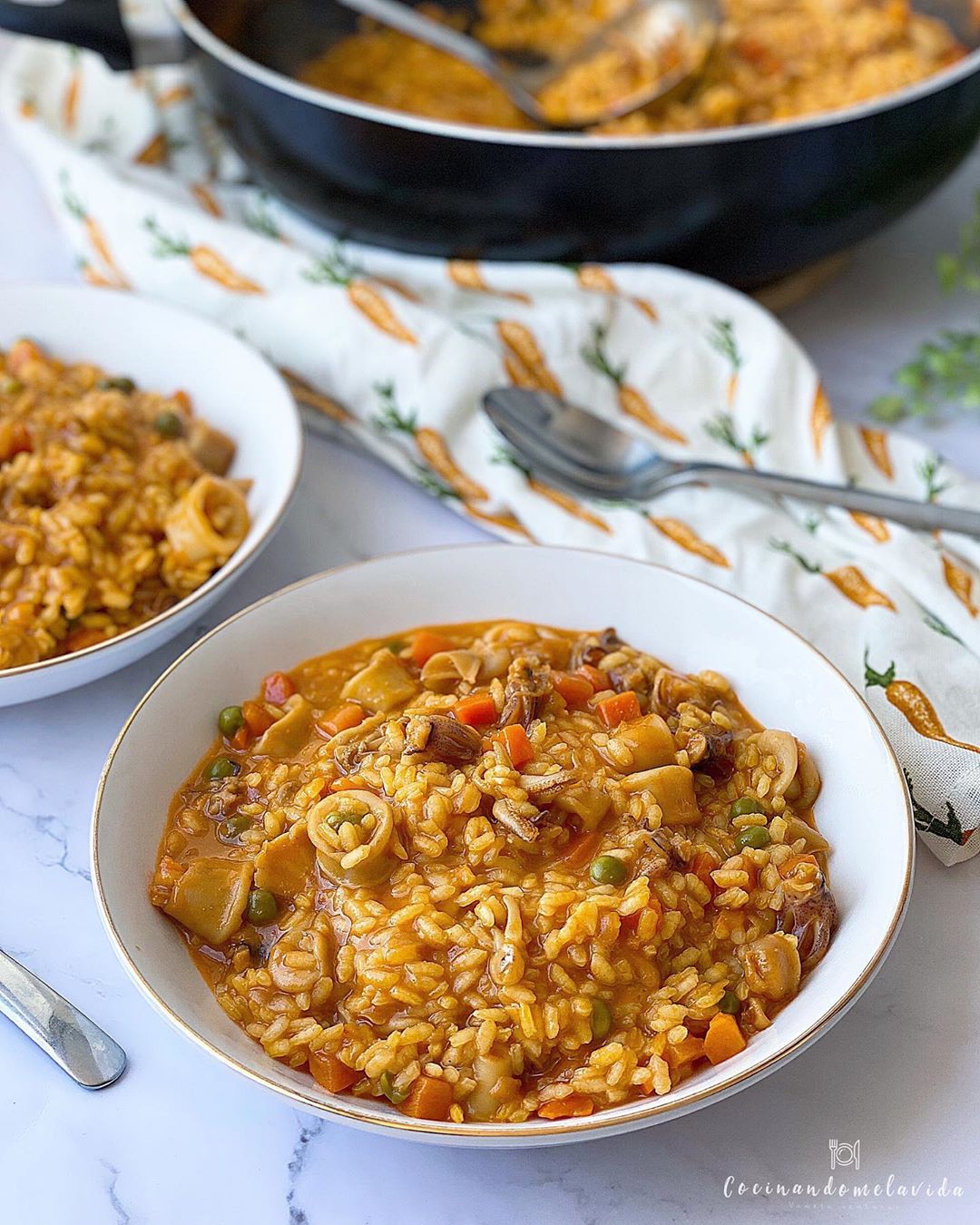 ARROZ MELOSO CON CALAMARES