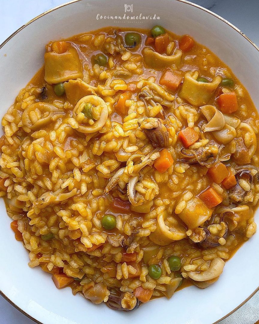 ARROZ MELOSO CON CALAMARES