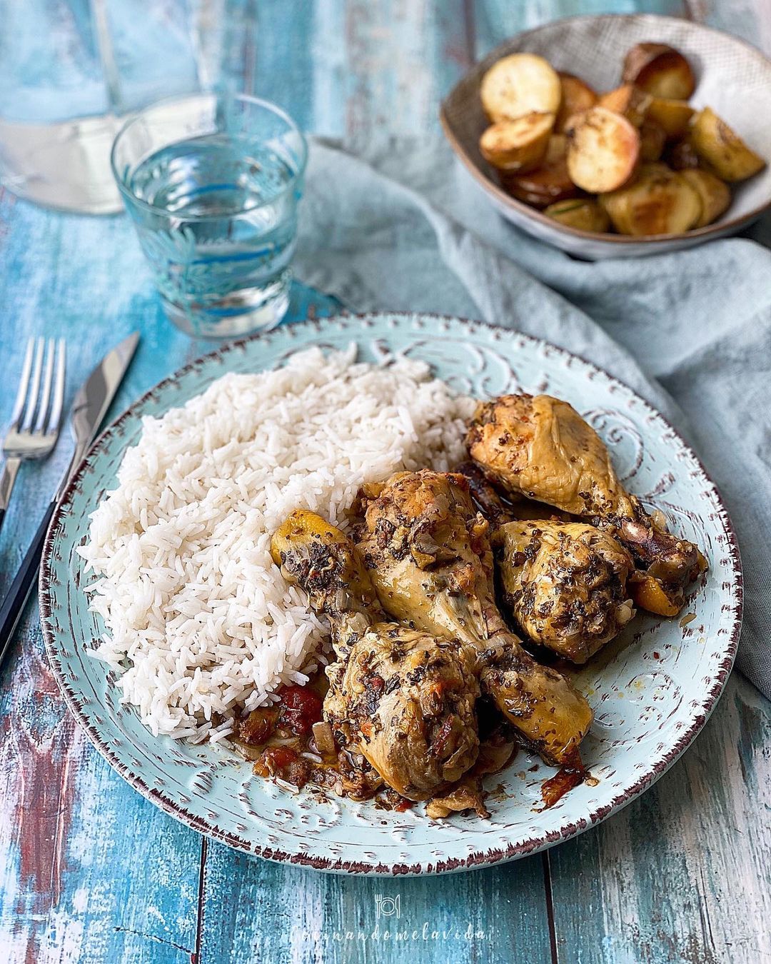 MUSLOS DE POLLO EN OLLA LENTA
