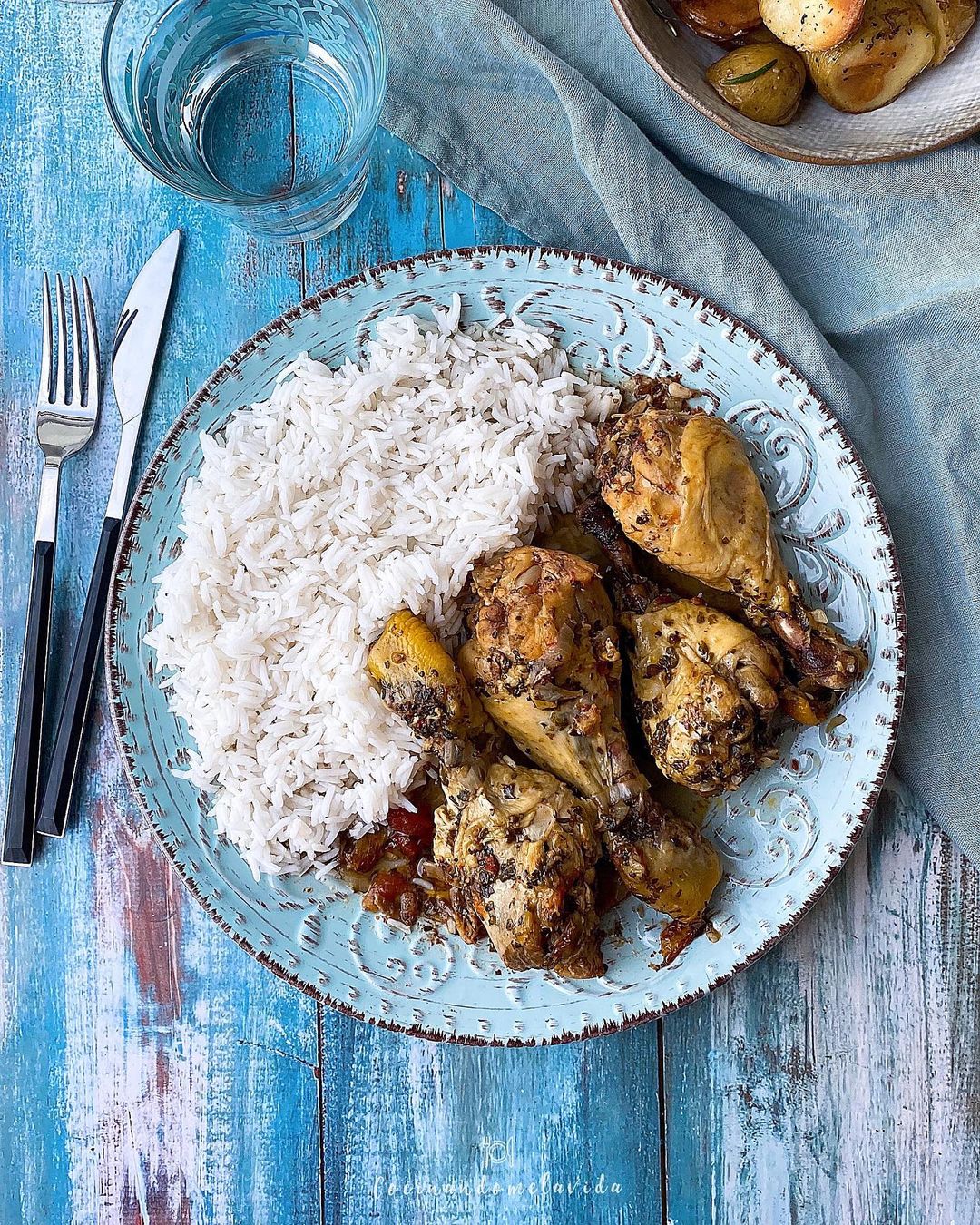 MUSLOS DE POLLO EN OLLA LENTA