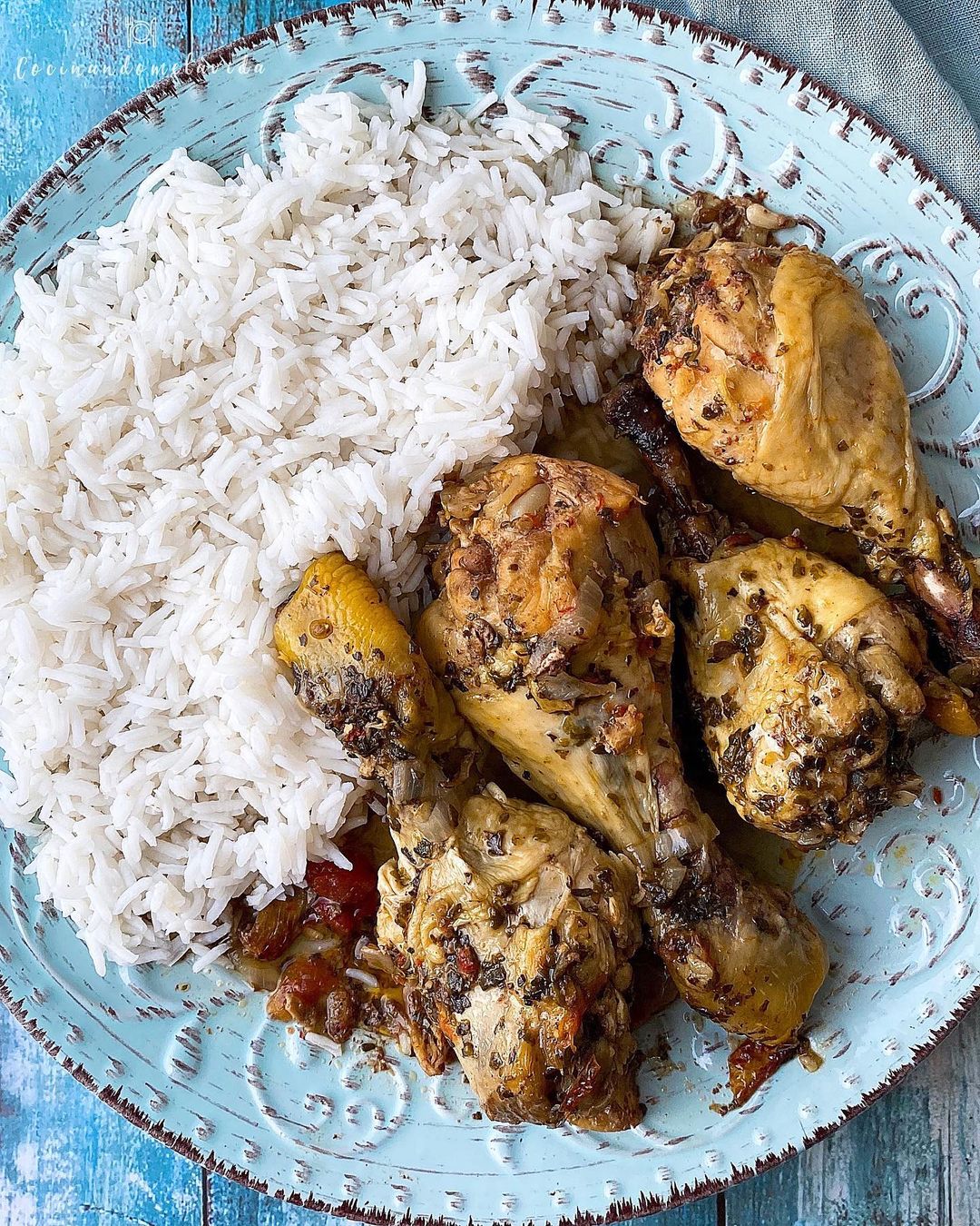 MUSLOS DE POLLO EN OLLA LENTA