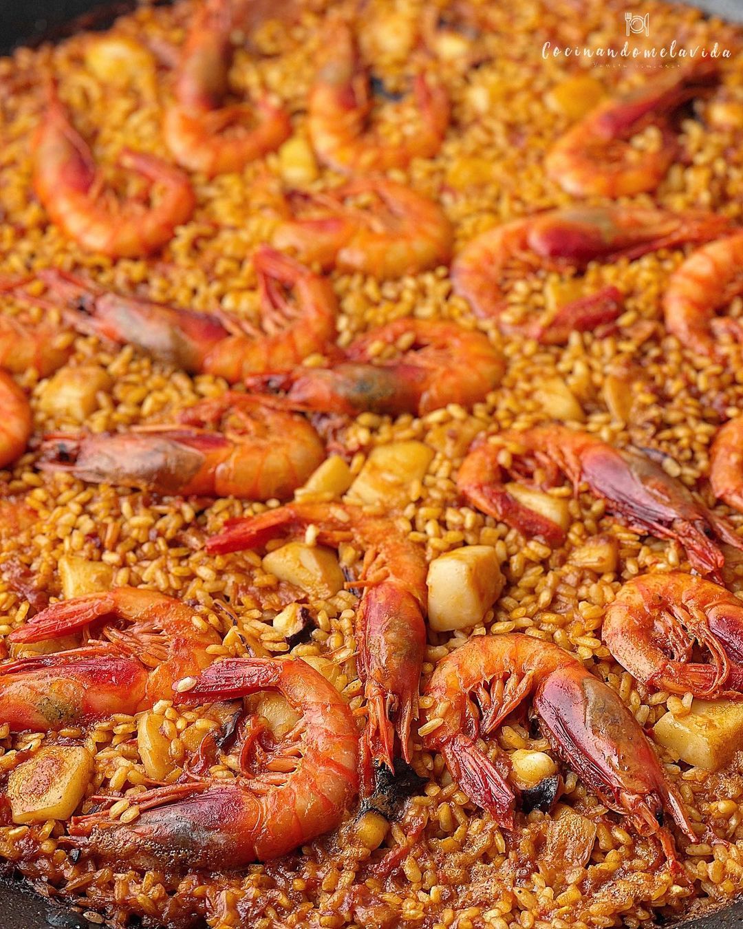 ARROZ CON SEPIA Y GAMBA ROJA