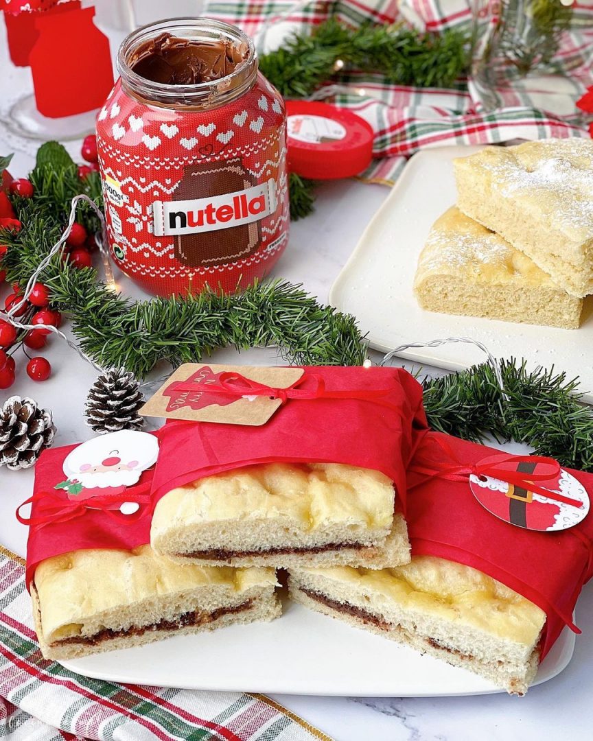 FOCCACIA CON CREMA DE CACAO