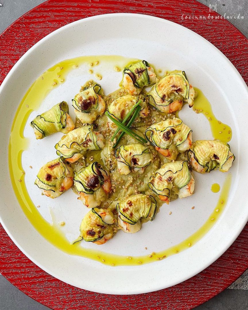 ROLLITOS DE GAMBAS
