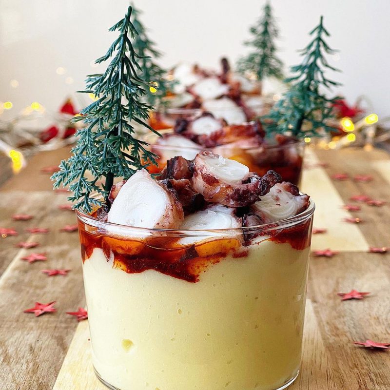 EMULSIÓN DE PATATA CON PULPO