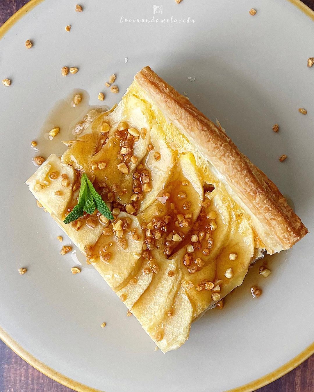 TARTA DE MANZANA Y MASCARPONE