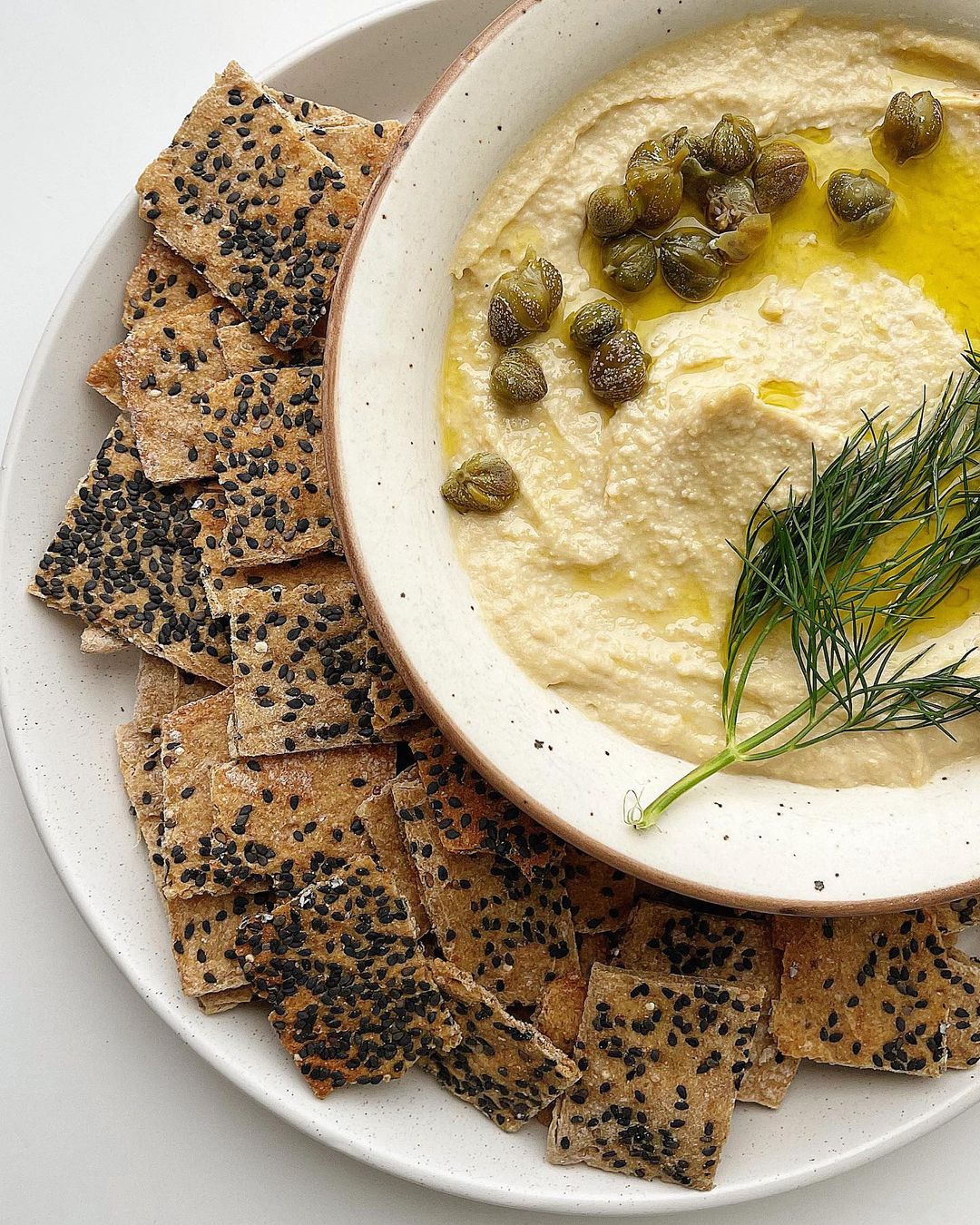 CRACKERS DE QUINOA Y HUMMUS ORIGINAL