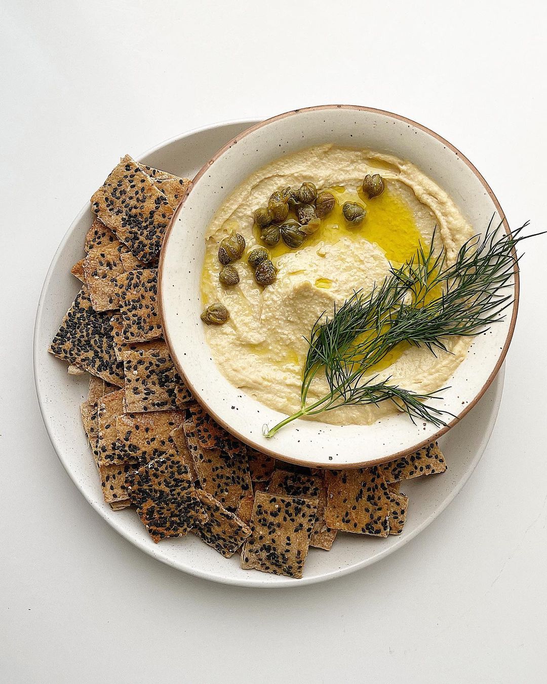 CRACKERS DE QUINOA Y HUMMUS ORIGINAL