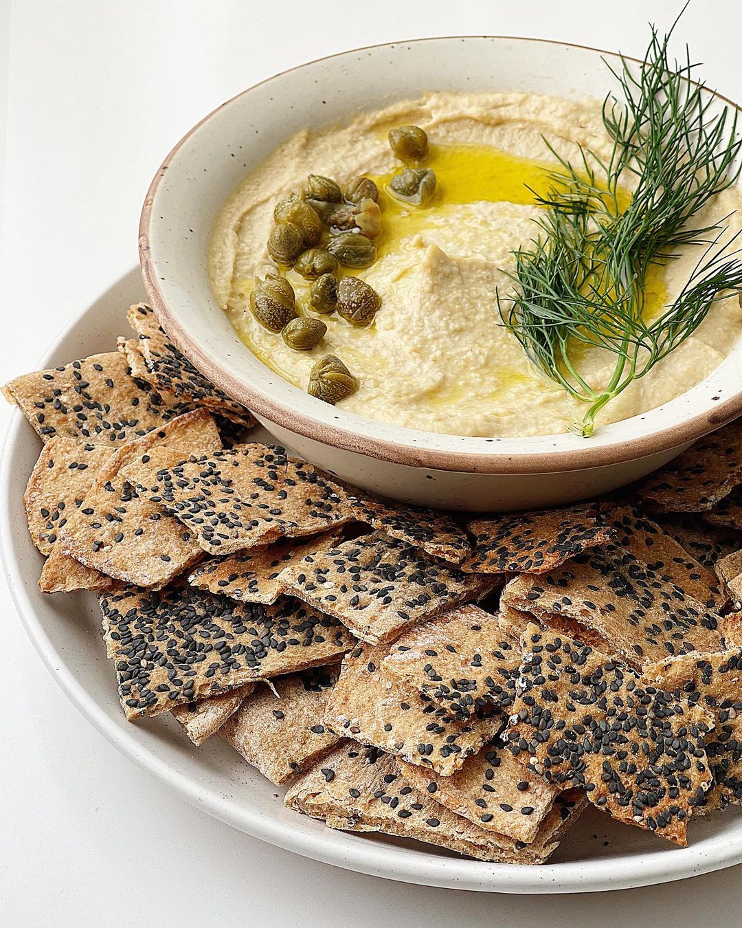 CRACKERS DE QUINOA Y HUMMUS ORIGINAL