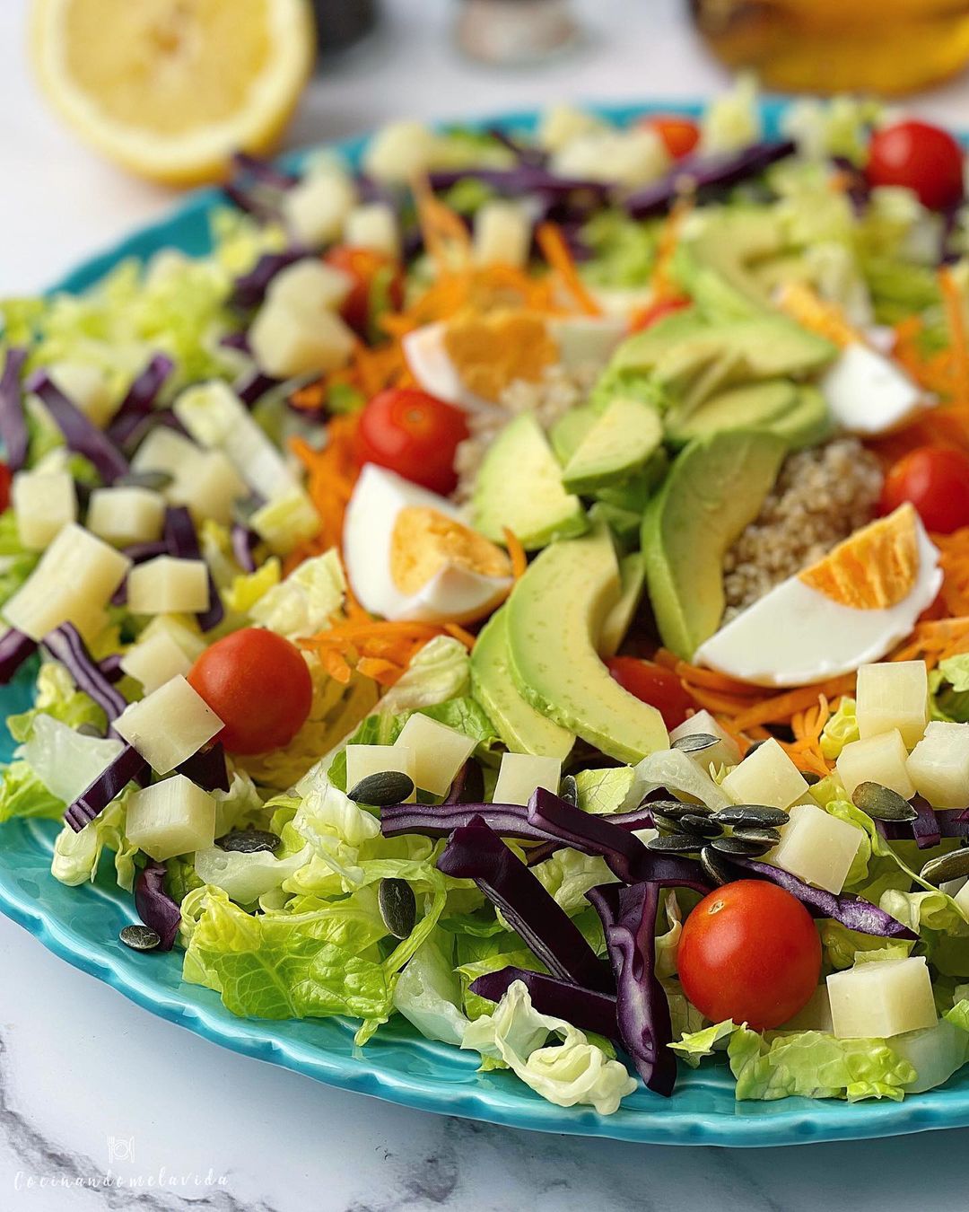 ENSALADA VERDE CON QUINOA