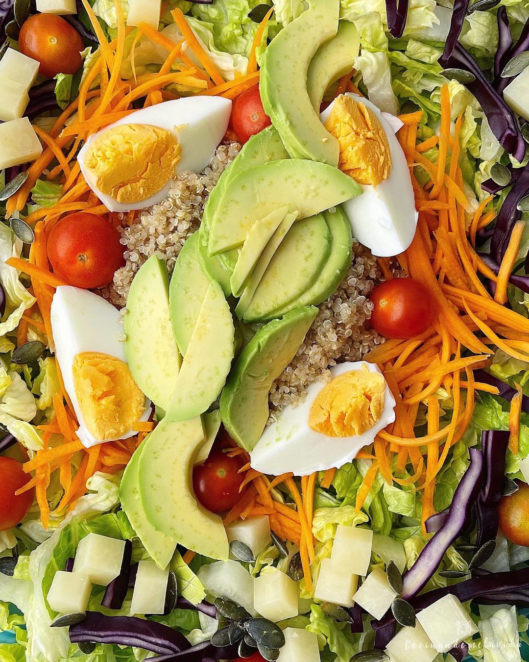 ENSALADA VERDE CON QUINOA