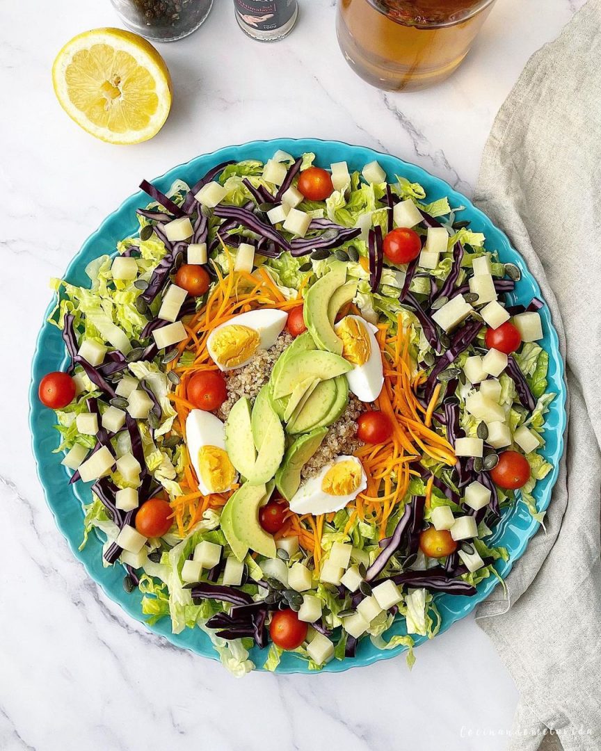 ENSALADA VERDE CON QUINOA