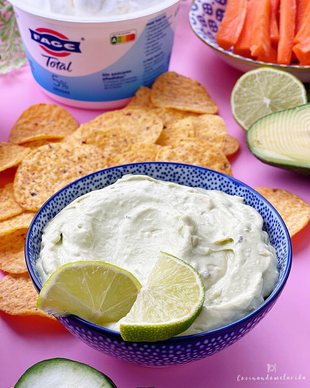 TRÍO DE DIPS DE YOGUR
