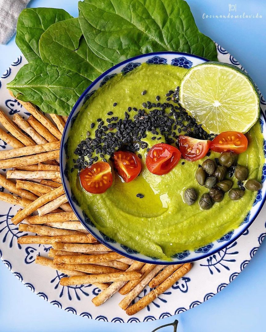 HUMMUS DE ESPINACAS