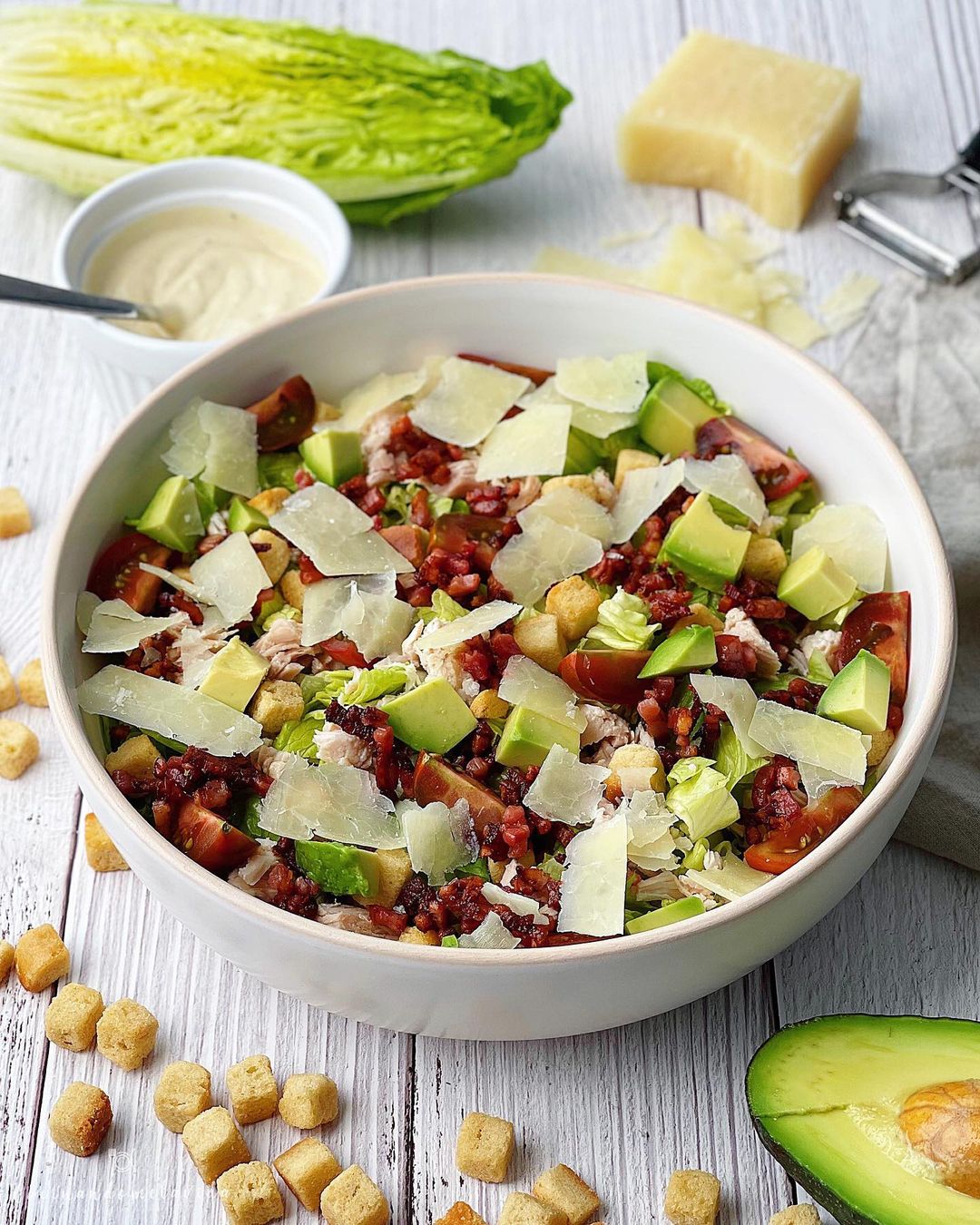 ENSALADA CESAR A MI MANERA