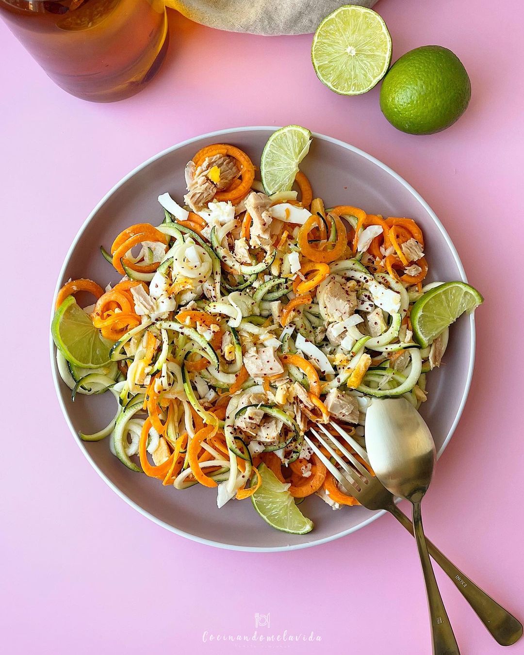 ENSALADA DE CALABACÍN Y ZANAHORIA