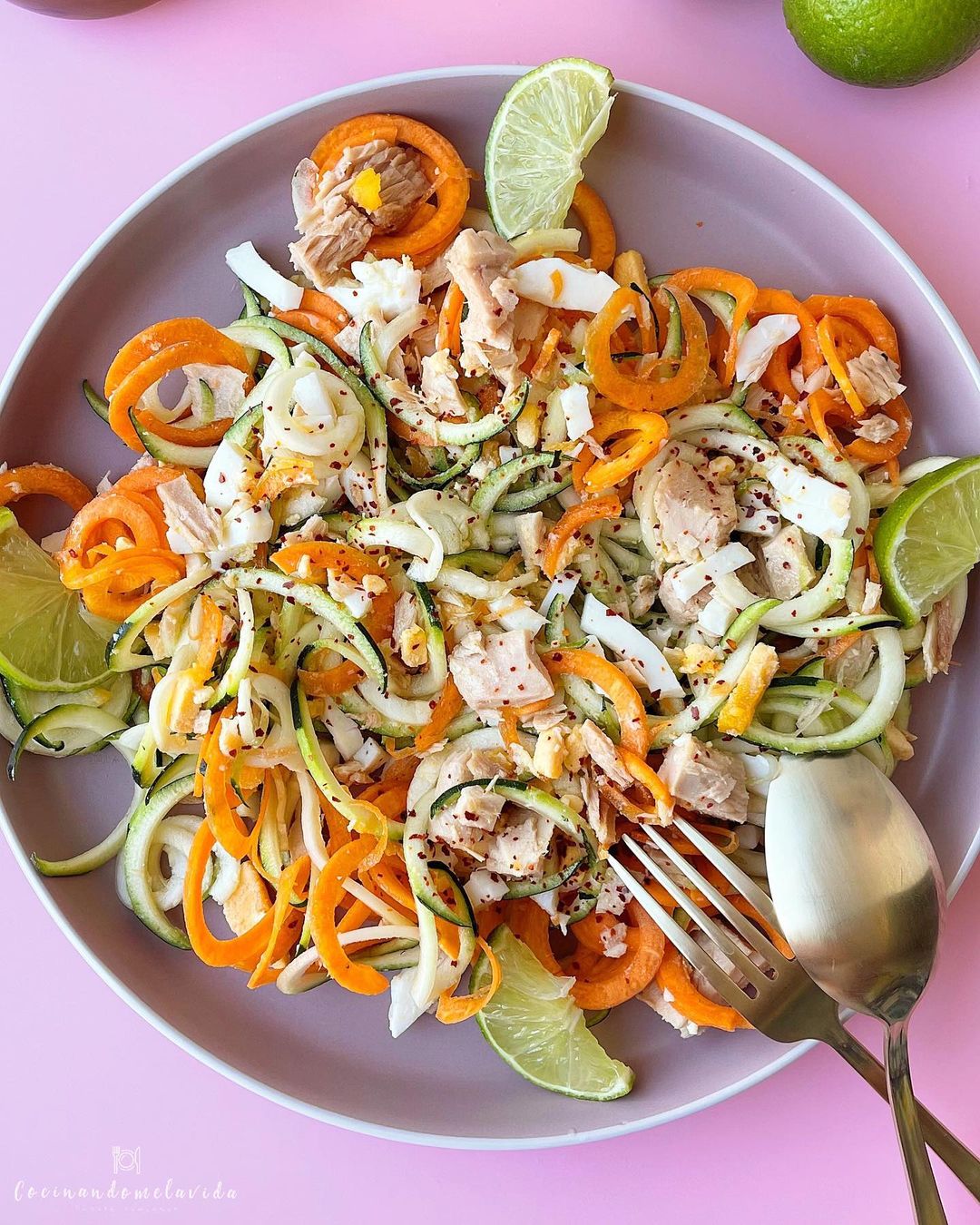 ENSALADA DE CALABACÍN Y ZANAHORIA
