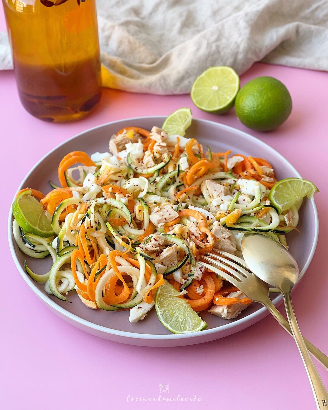 ENSALADA DE CALABACÍN Y ZANAHORIA