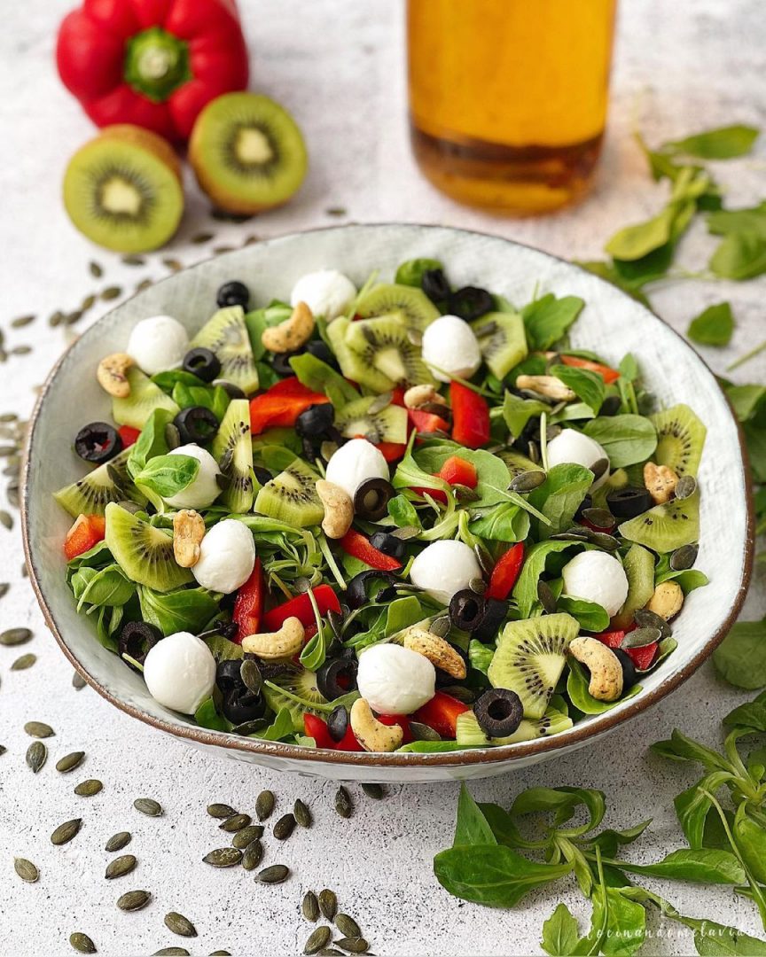 ENSALADA DE BERROS CON KIWI