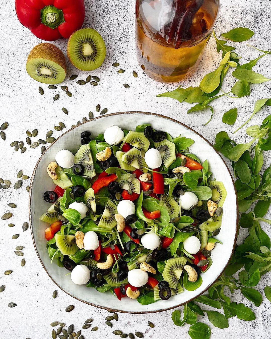 ENSALADA DE BERROS CON KIWI