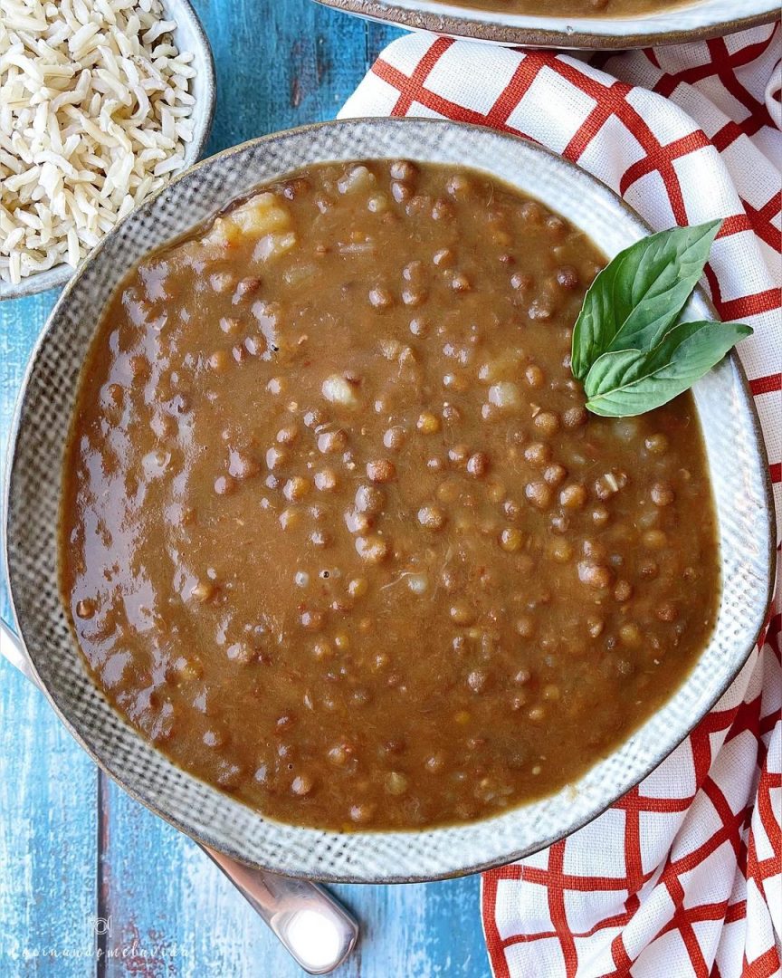LENTEJAS ESTOFADAS CON VERDURAS
